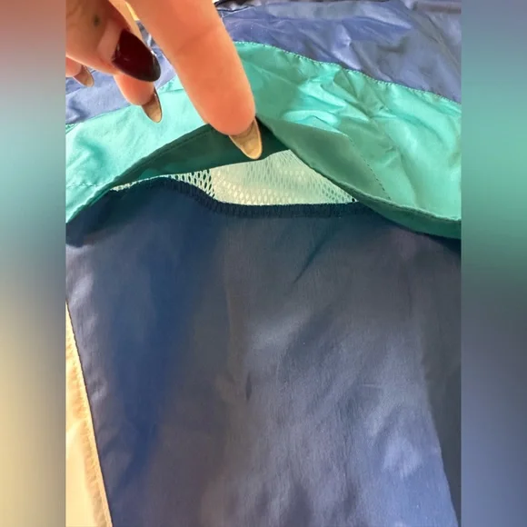 Vintage JC Penny 90s USA Olympic Color block Windbreaker Jacket. Men’s medium. - Picture 11 of 12